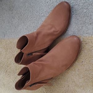 Sam Edelman leather brown booties